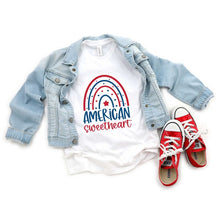 Load image into Gallery viewer, American Sweetheart Rainbow Youth Graphic Tee