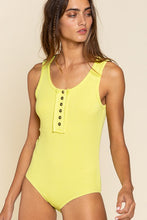 Load image into Gallery viewer, Sleeveless Ribbed Button Front Bodysuit