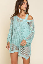 Load image into Gallery viewer, Oversized Fit See through Pullover Sweater