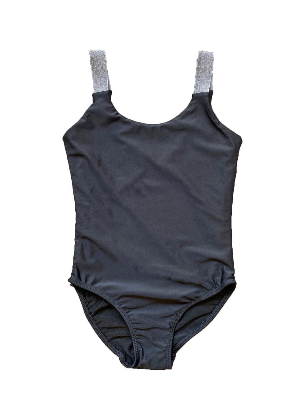 Cheryl Kids One Piece Bathing Suit with Silver Straps