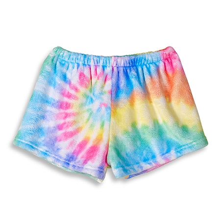 Top Trenz Delight Pastel Fuzzy Lounge Shorts