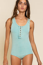 Load image into Gallery viewer, Sleeveless Ribbed Button Front Bodysuit