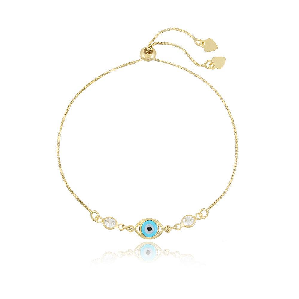 Happy Elsie Shop - Evil Eye Bracelet with Cz's