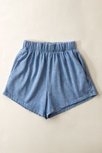 Load image into Gallery viewer, Chambray Mineral Washed French Terry Shorts