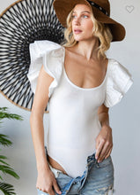 Load image into Gallery viewer, Ruffled Sleeve Solid Bodysuit